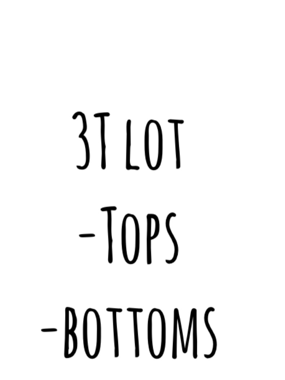 3T girls lot